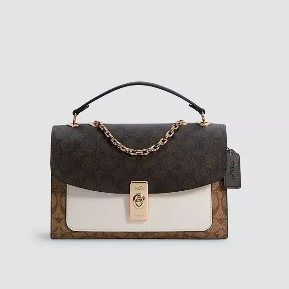 COACH Lane Shoulder Bag In Blocked Signature Canvas # C1539